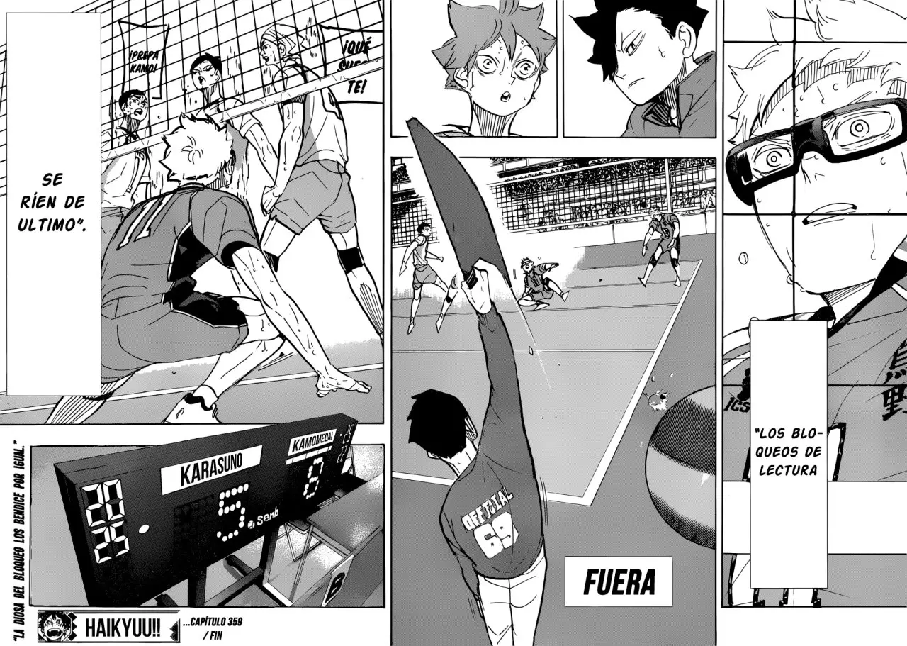 Haikyu!! capítulo 359, página 18