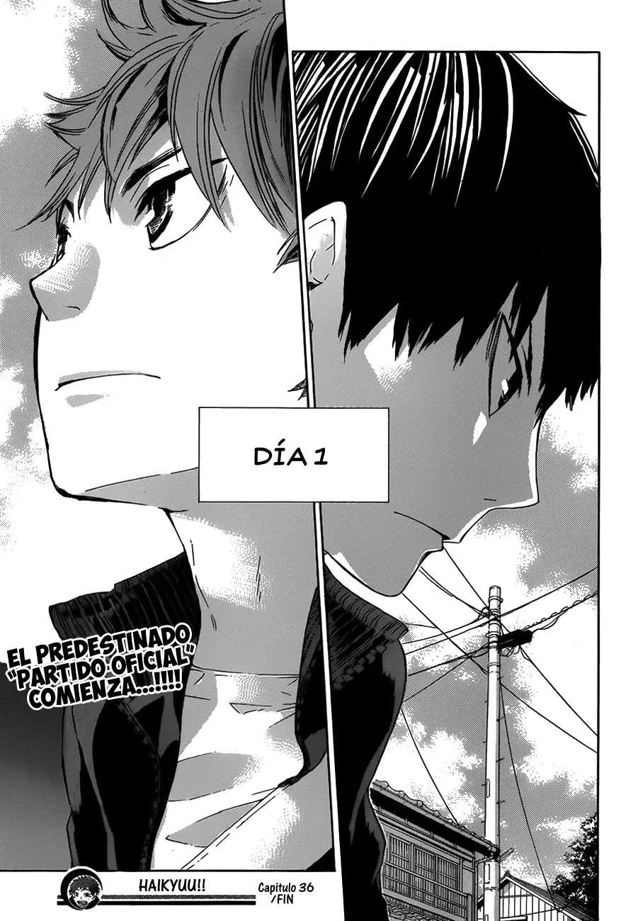 Haikyu!! capítulo 36, página 20