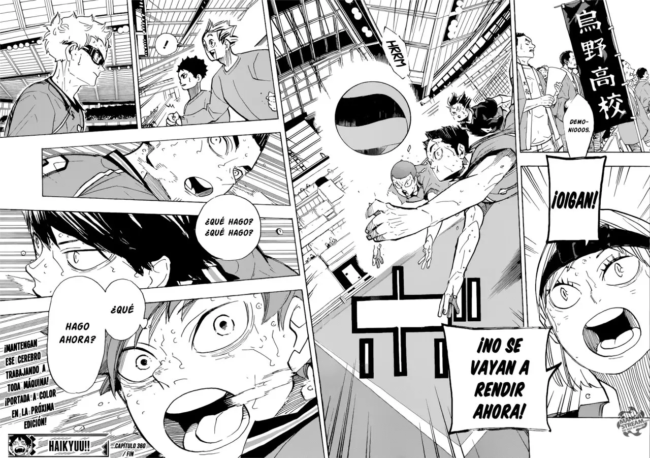 Haikyu!! capítulo 360, página 18