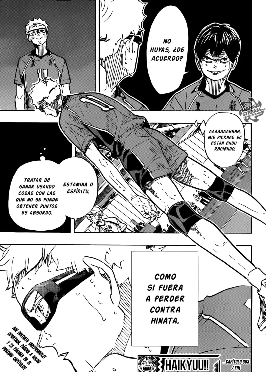 Haikyu!! capítulo 363, página 18