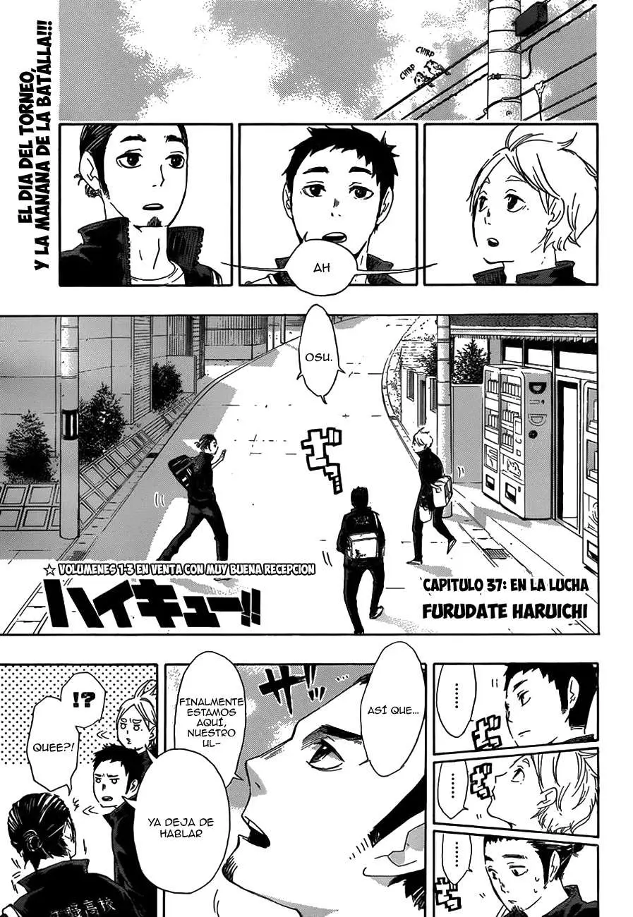 Haikyu!! capítulo 37, página 1