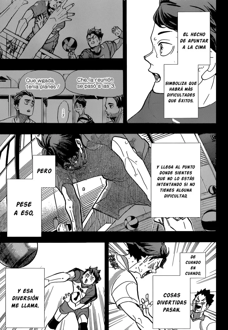 Haikyu!! capítulo 373, página 18