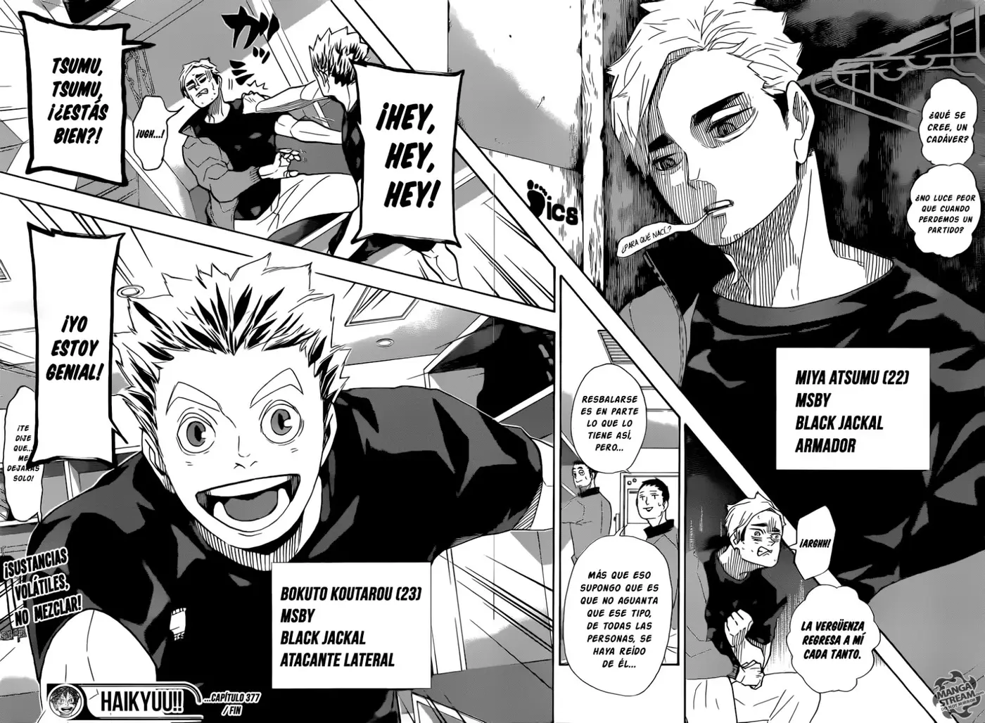 Haikyu!! capítulo 377, página 17