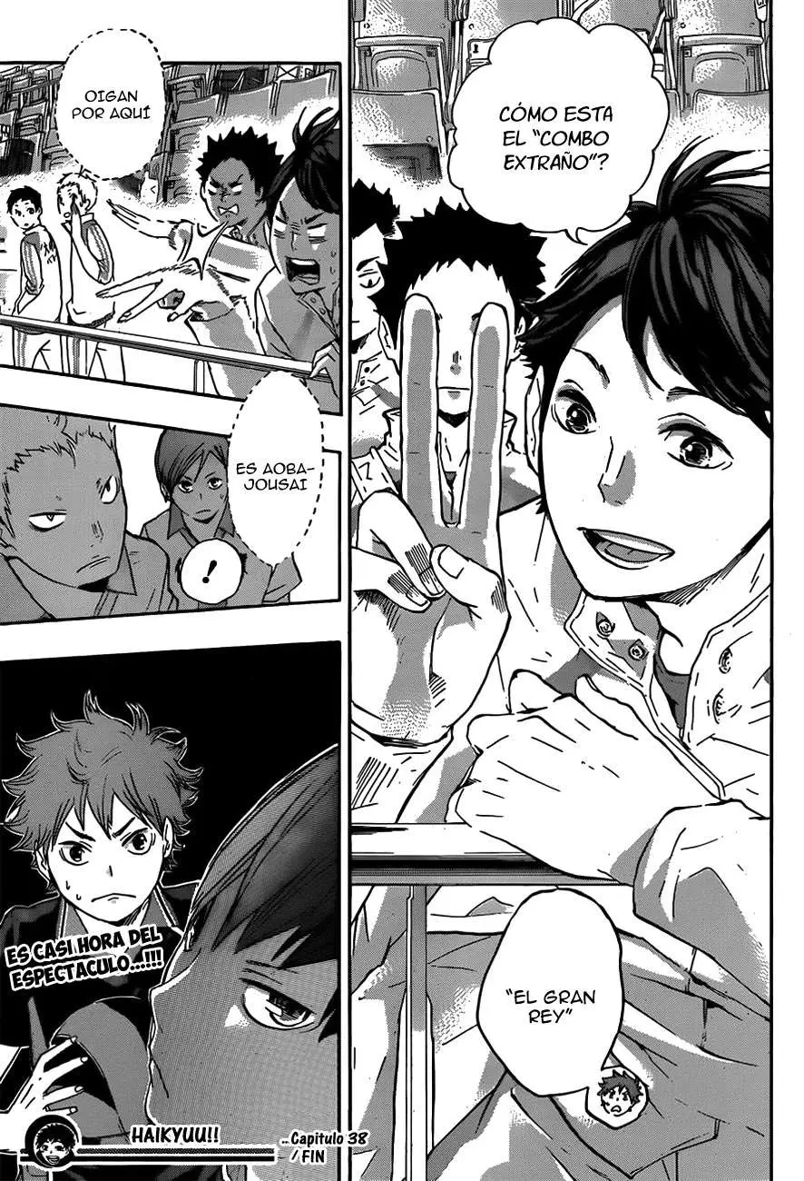 Haikyu!! capítulo 38, página 19