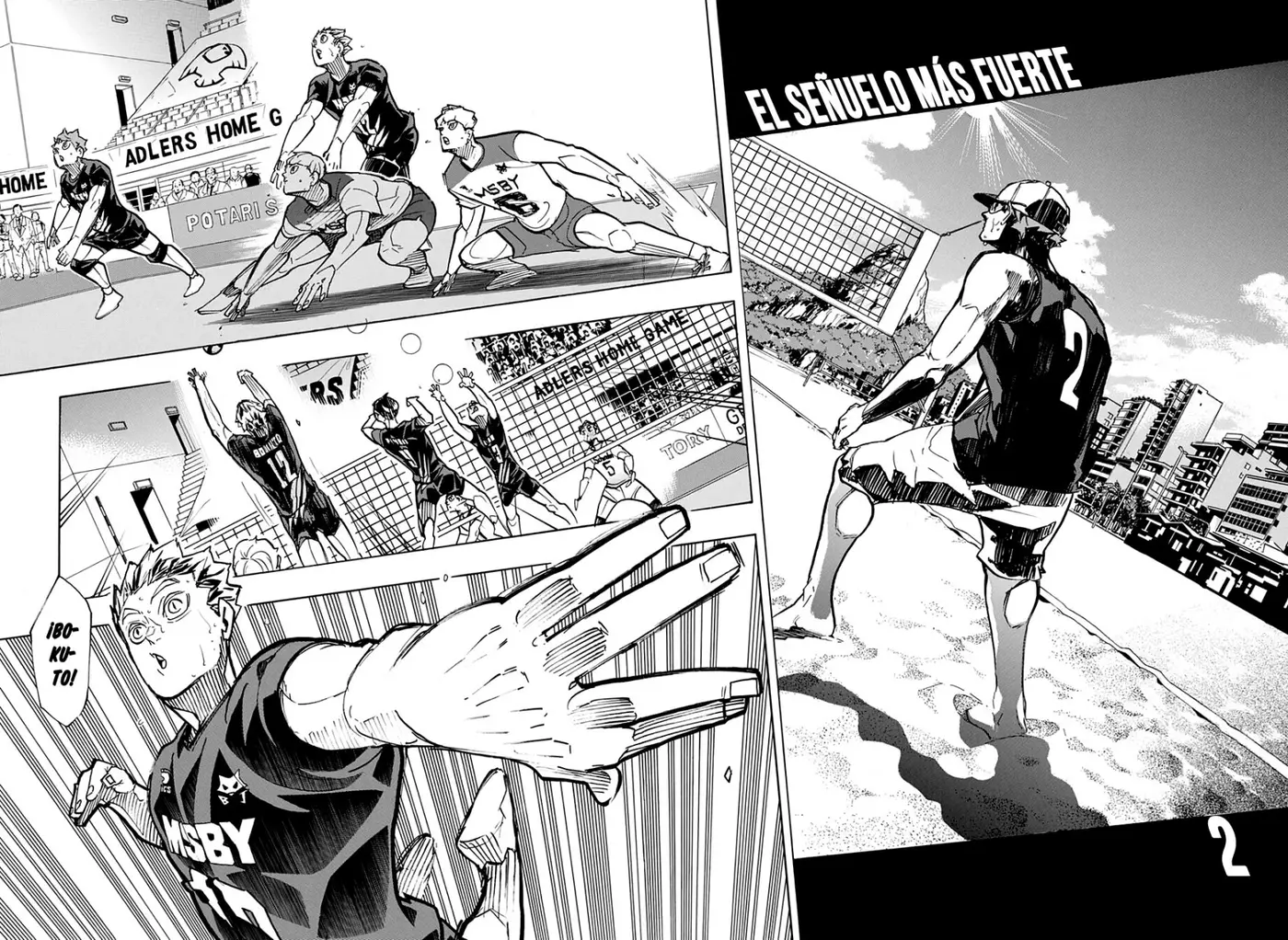Haikyu!! capítulo 384, página 3
