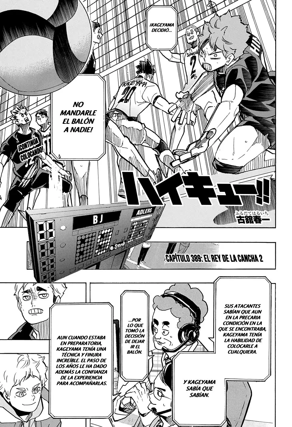 Haikyu!! capítulo 389, página 2