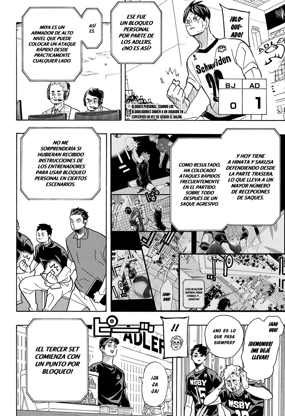 Haikyu!! capítulo 390, página 6