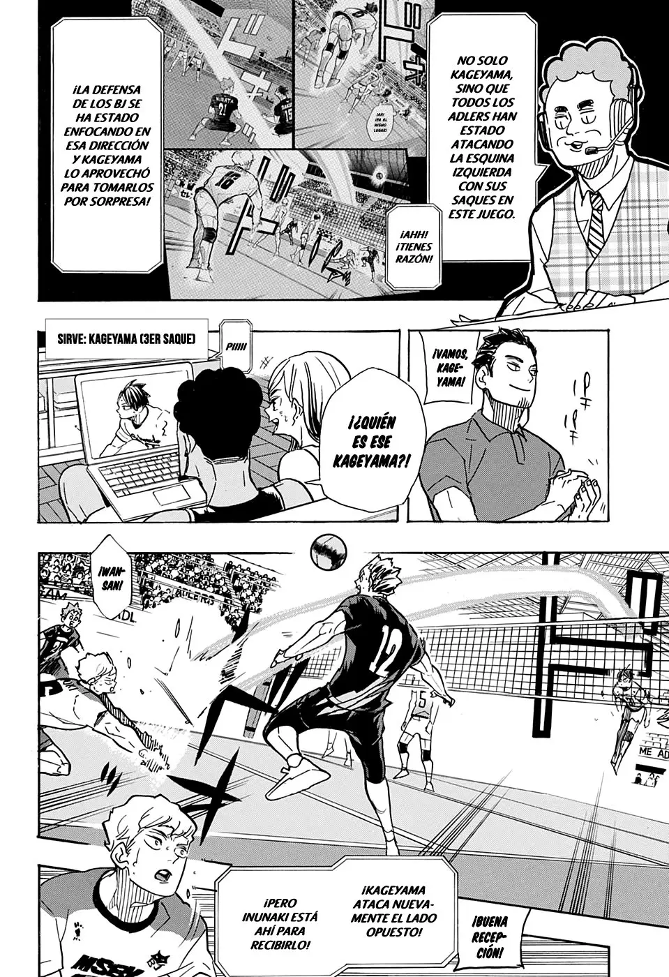 Haikyu!! capítulo 390, página 8