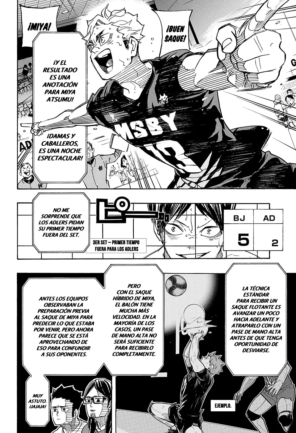 Haikyu!! capítulo 391, página 6
