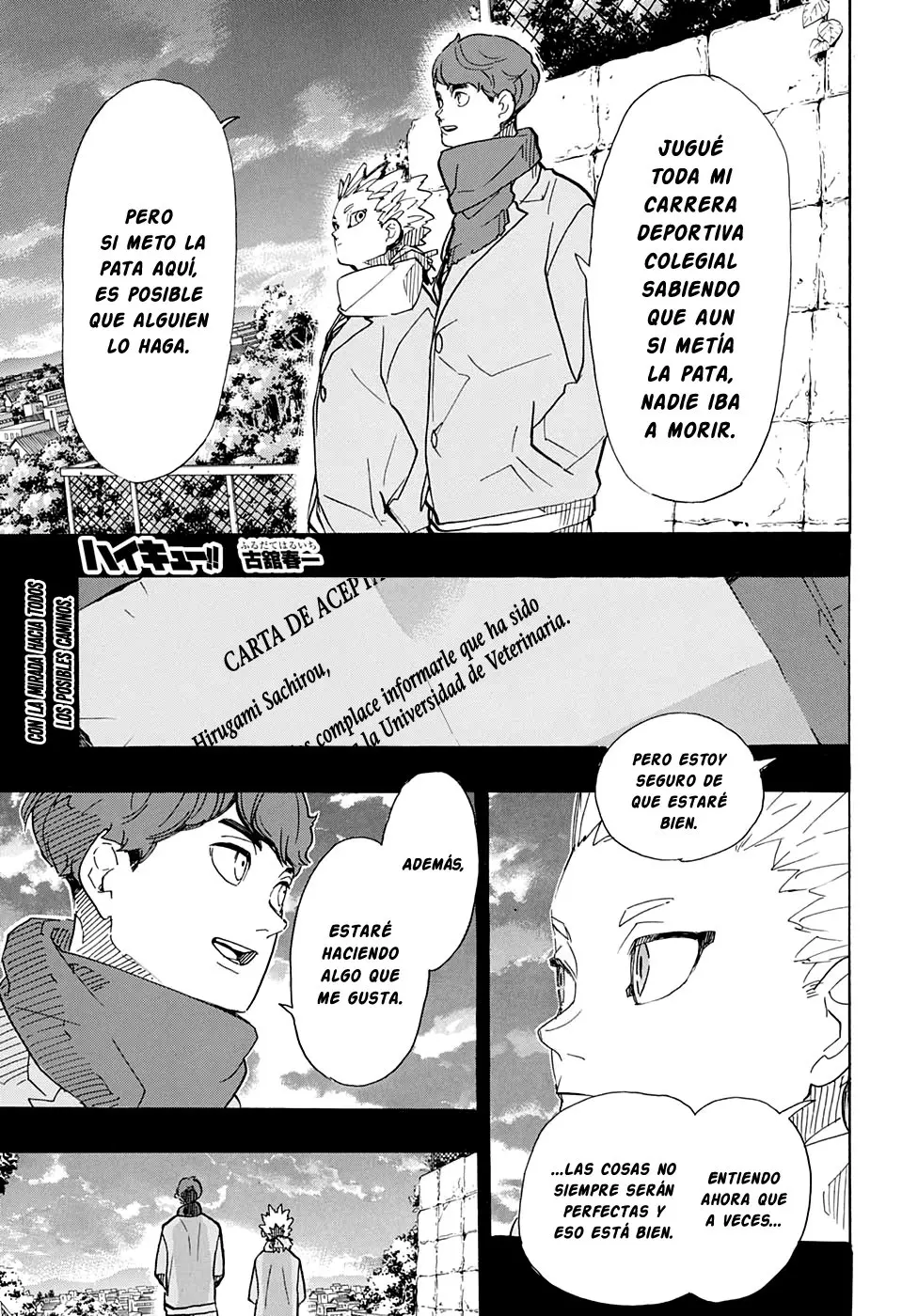 Haikyu!! capítulo 393, página 2