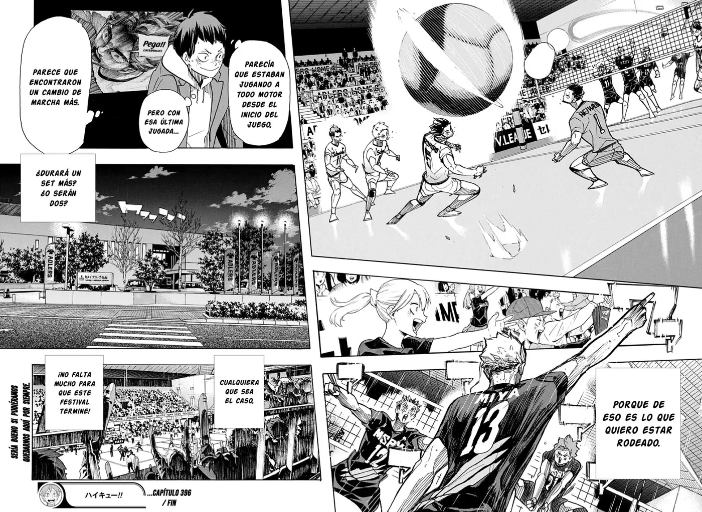Haikyu!! capítulo 396, página 18
