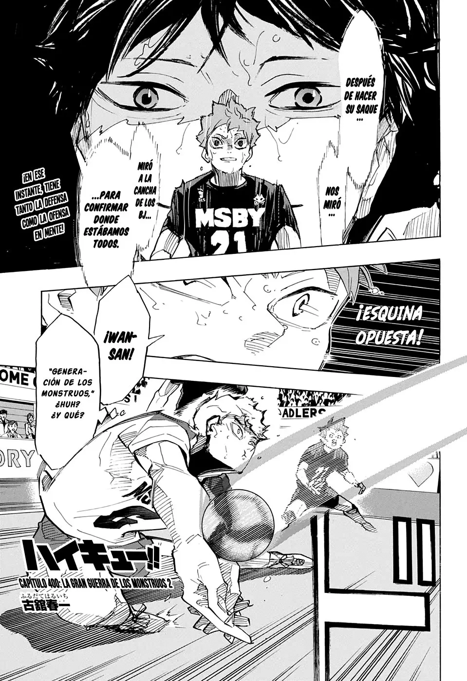 Haikyu!! capítulo 400, página 2