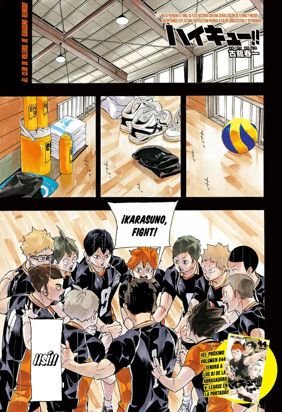 Haikyu!! capítulo 402, página 2
