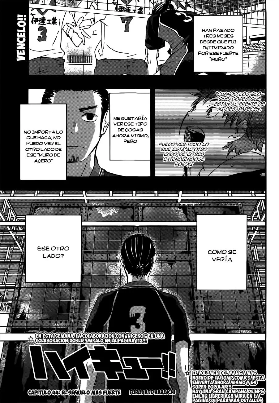 Haikyu!! capítulo 44, página 2