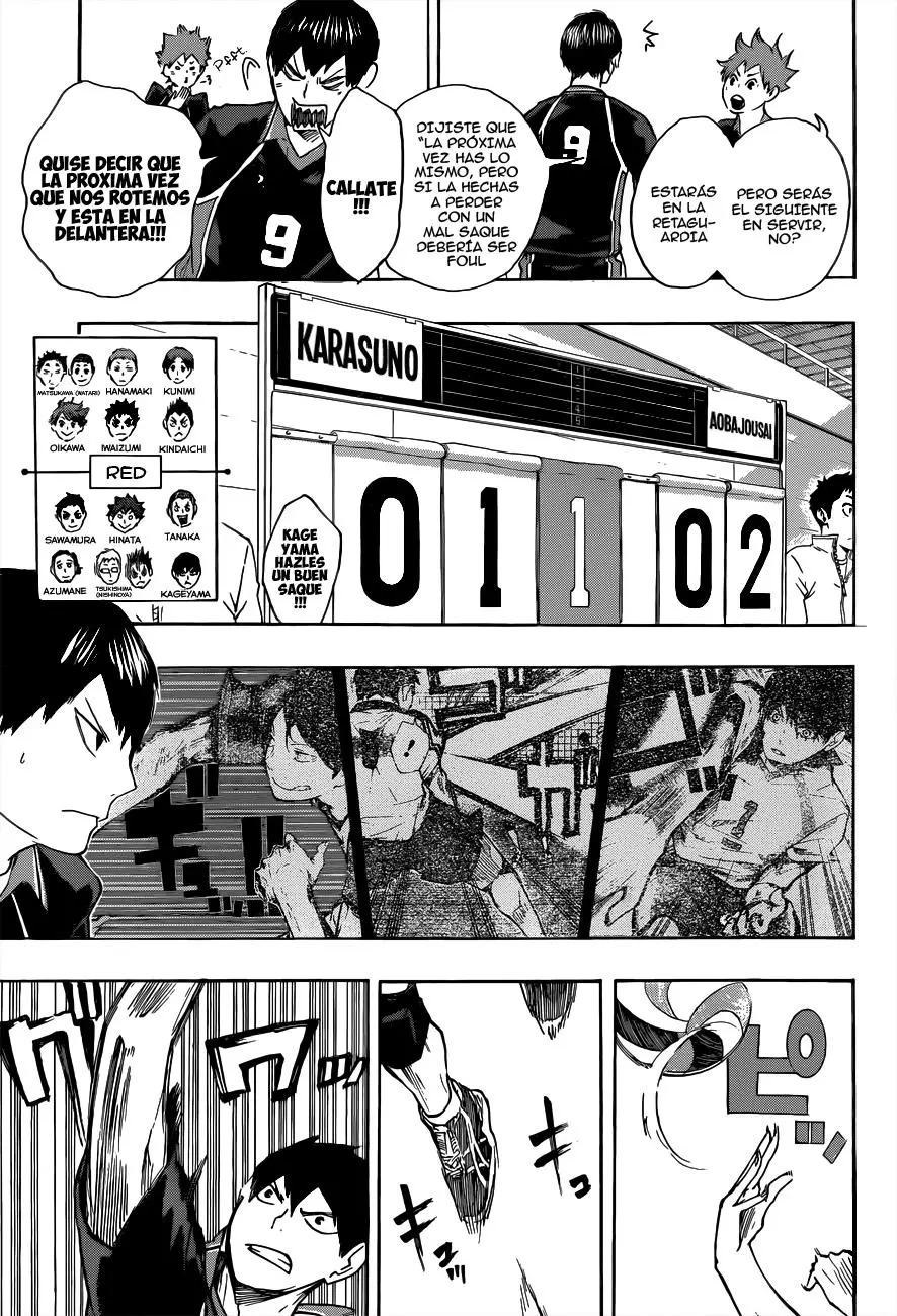 Haikyu!! capítulo 50, página 4