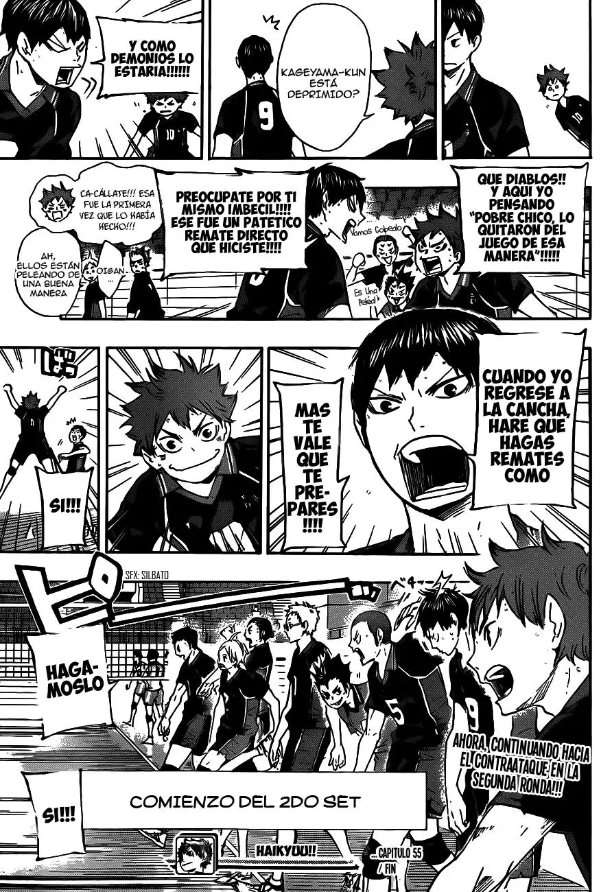 Haikyu!! capítulo 55, página 19
