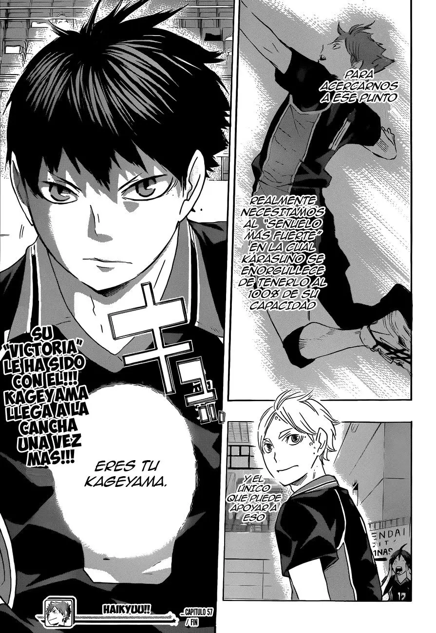 Haikyu!! capítulo 57, página 19