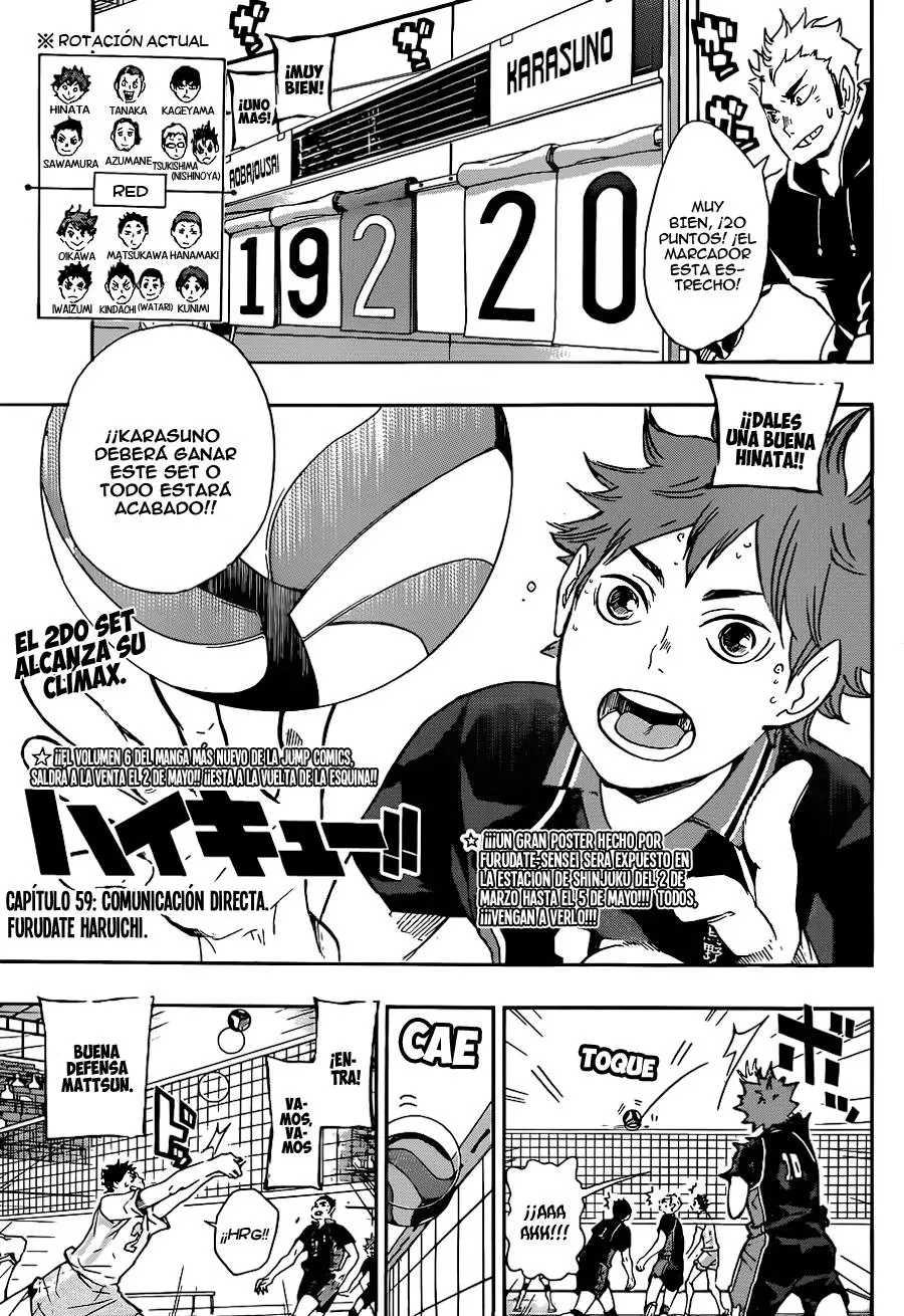 Haikyu!! capítulo 59, página 2