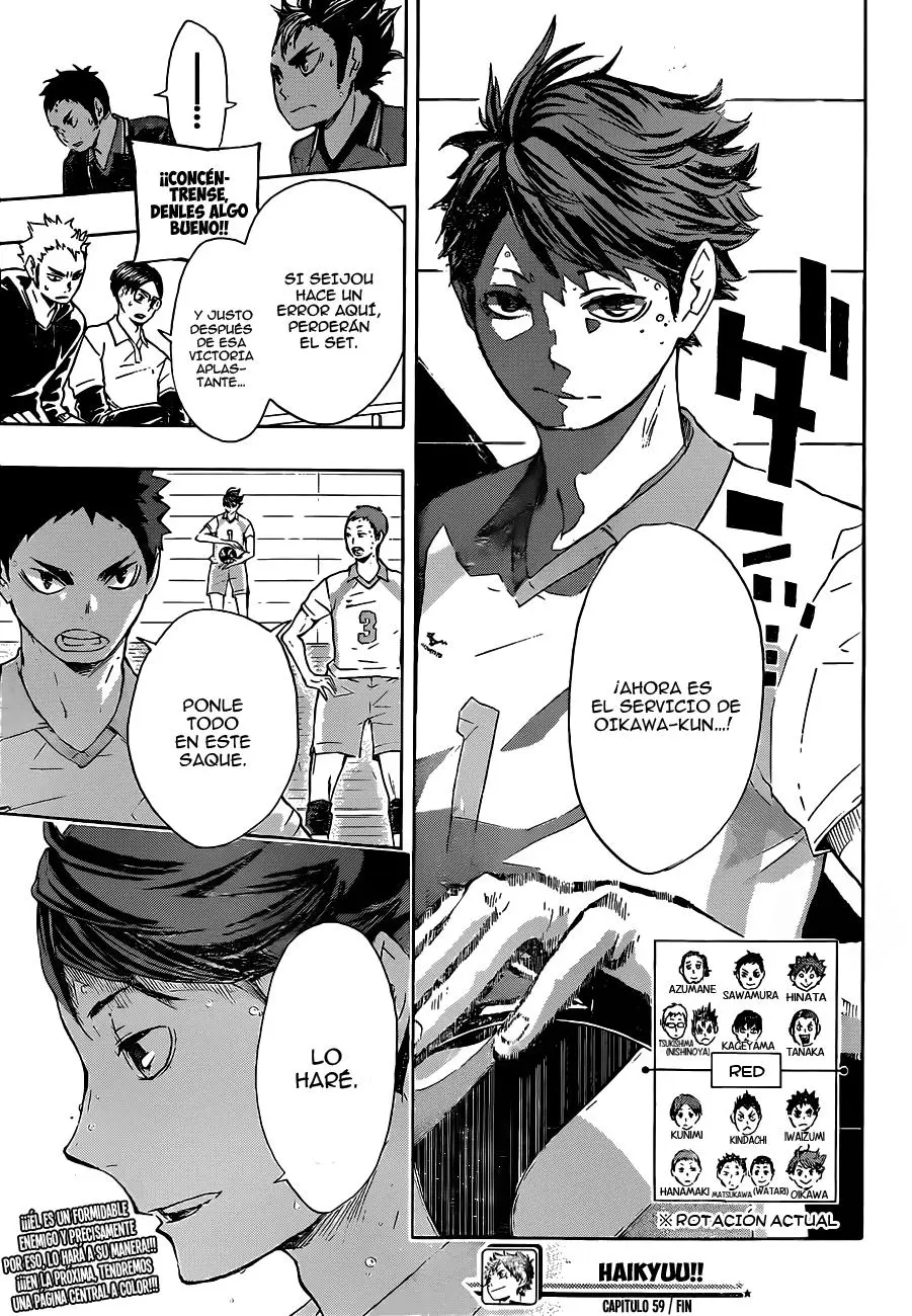 Haikyu!! capítulo 59, página 19