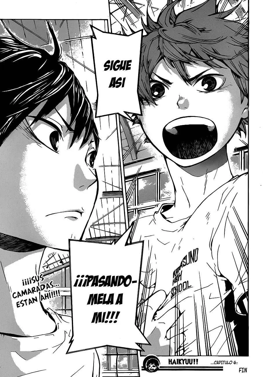Haikyu!! capítulo 6, página 20
