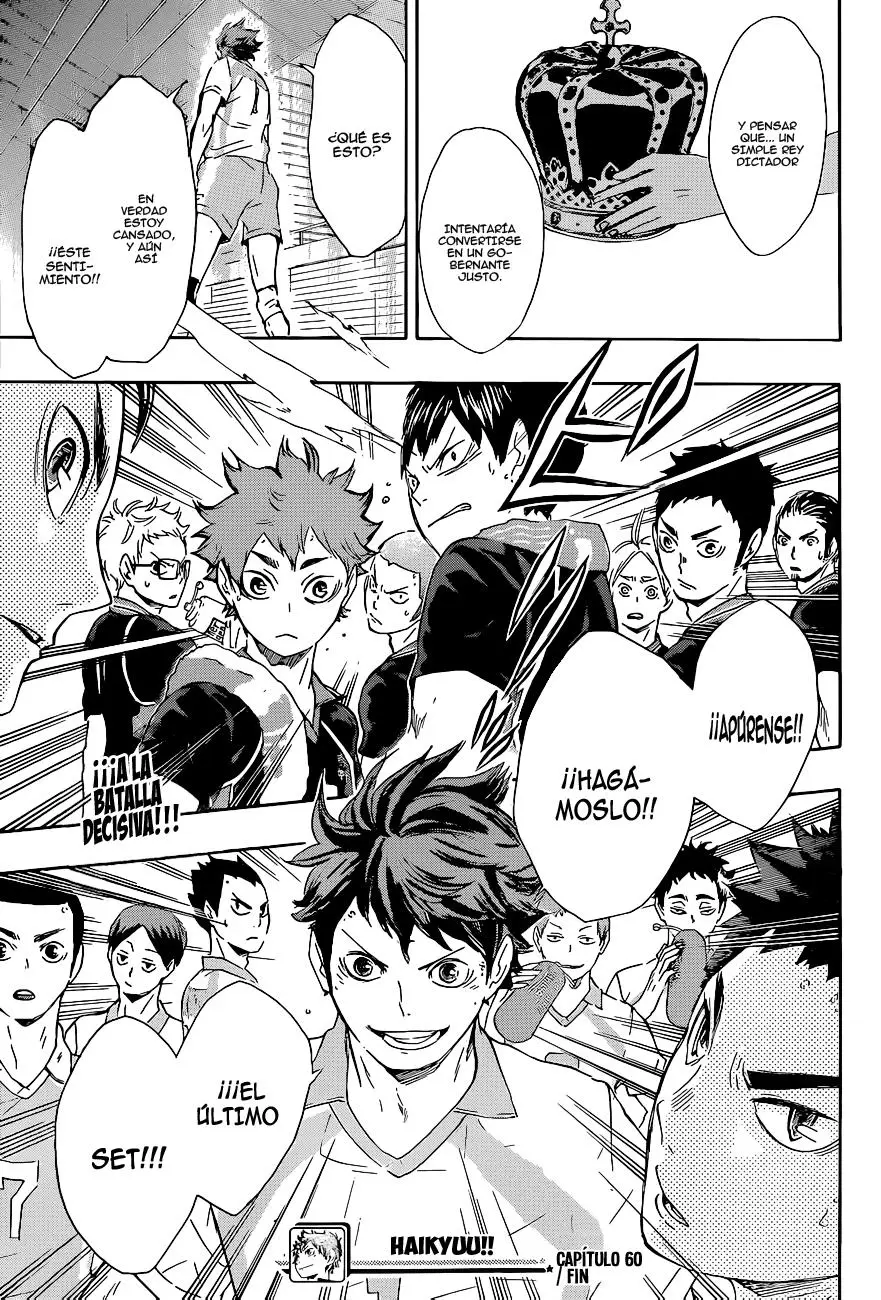 Haikyu!! capítulo 60, página 18
