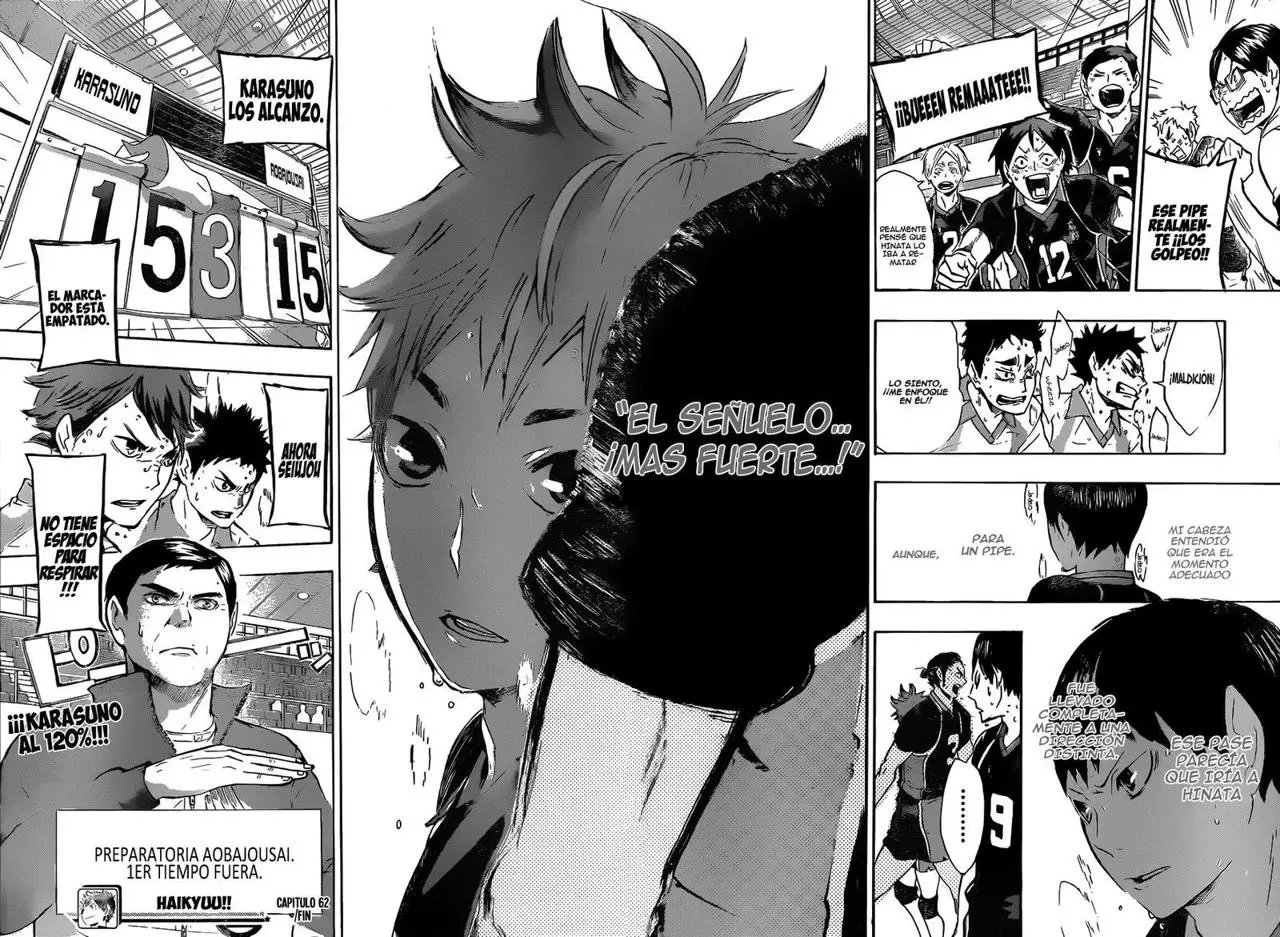 Haikyu!! capítulo 62, página 15