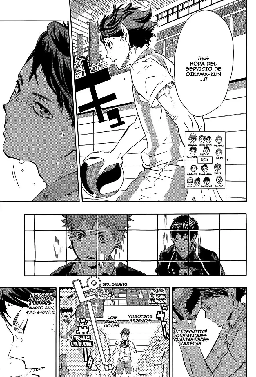 Haikyu!! capítulo 66, página 15