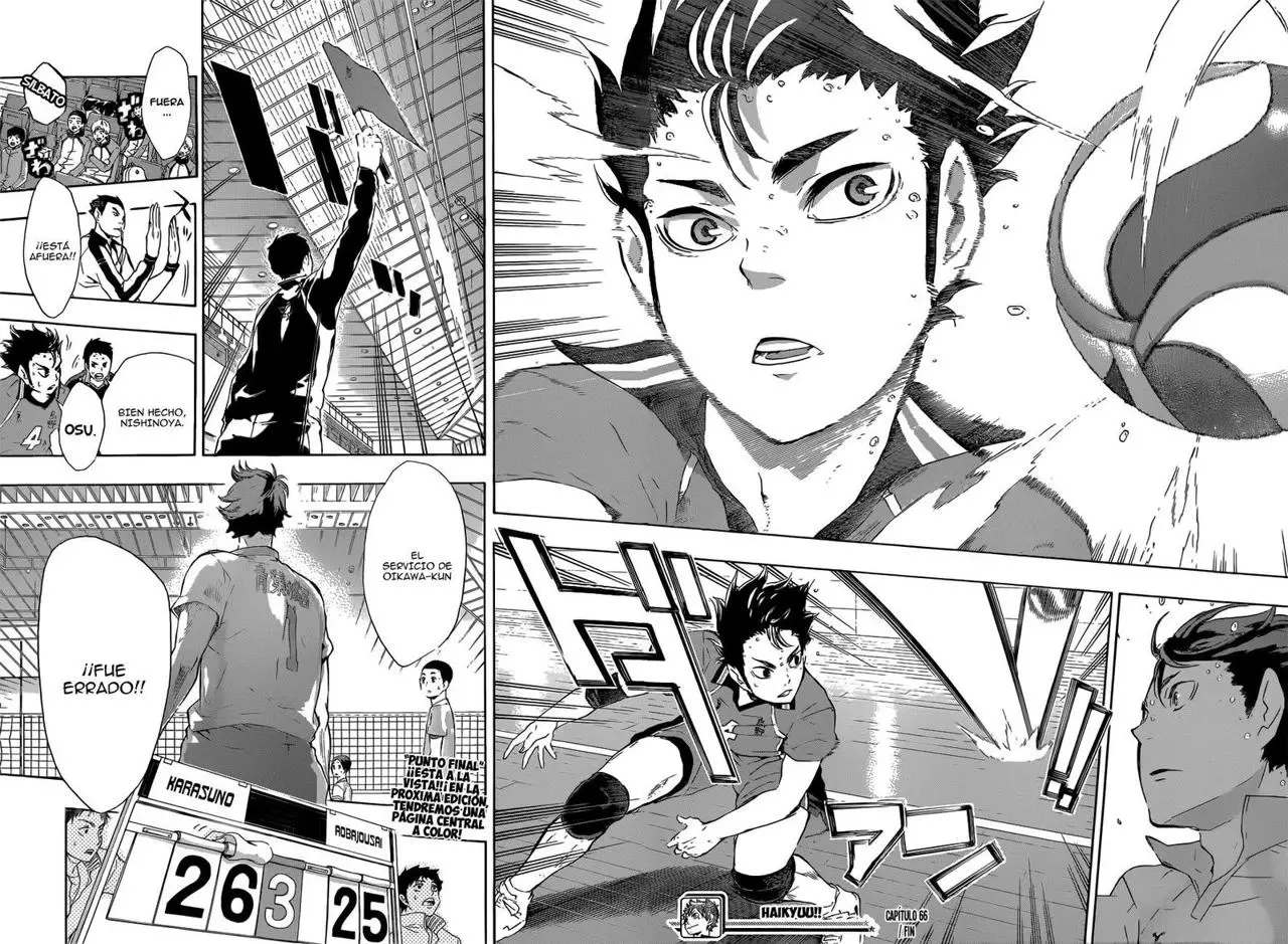 Haikyu!! capítulo 66, página 18