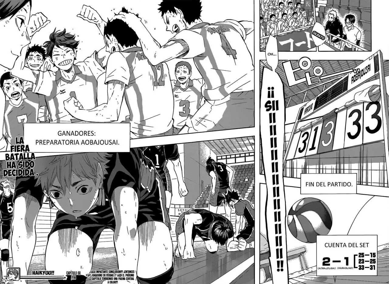 Haikyu!! capítulo 68, página 15