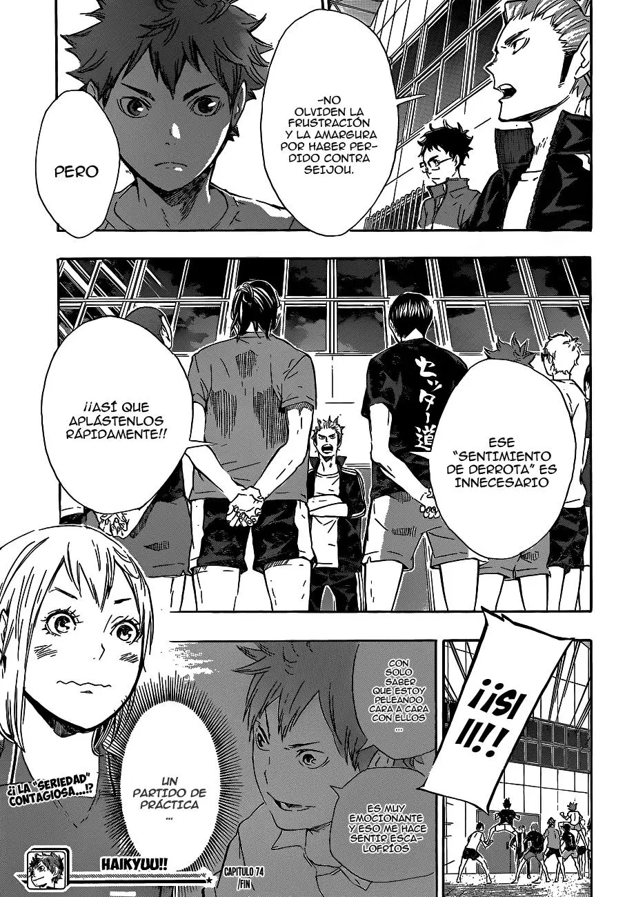Haikyu!! capítulo 74, página 20