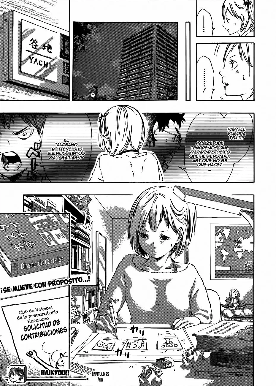 Haikyu!! capítulo 75, página 18