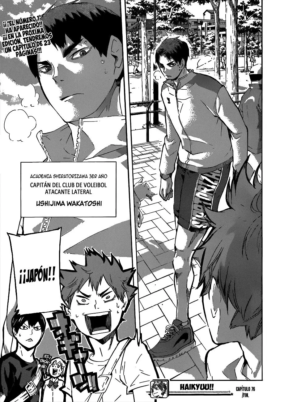 Haikyu!! capítulo 76, página 18