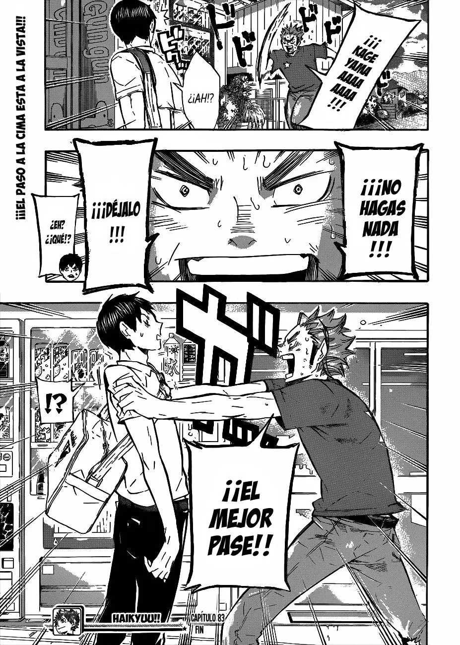 Haikyu!! capítulo 83, página 20