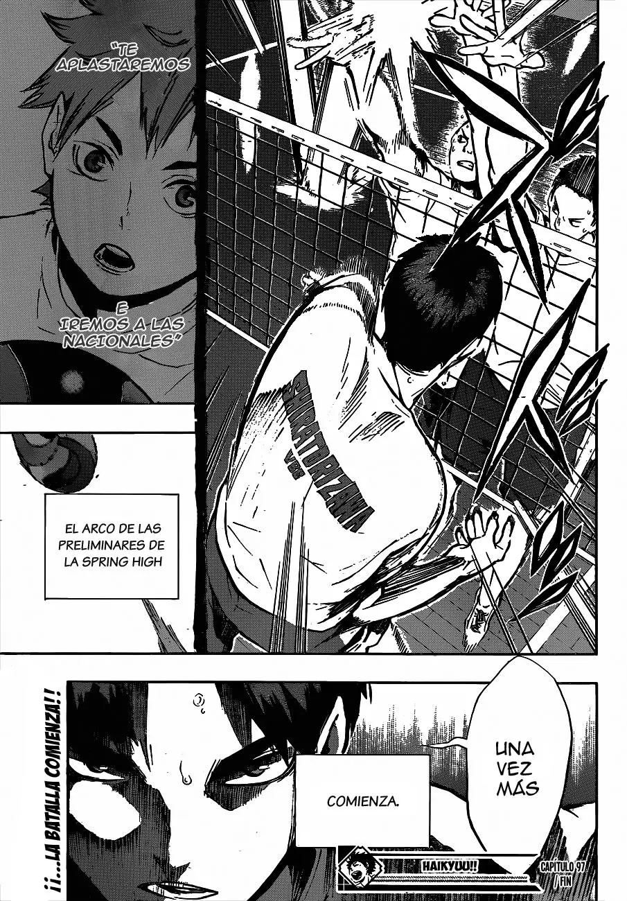 Haikyu!! capítulo 97, página 19