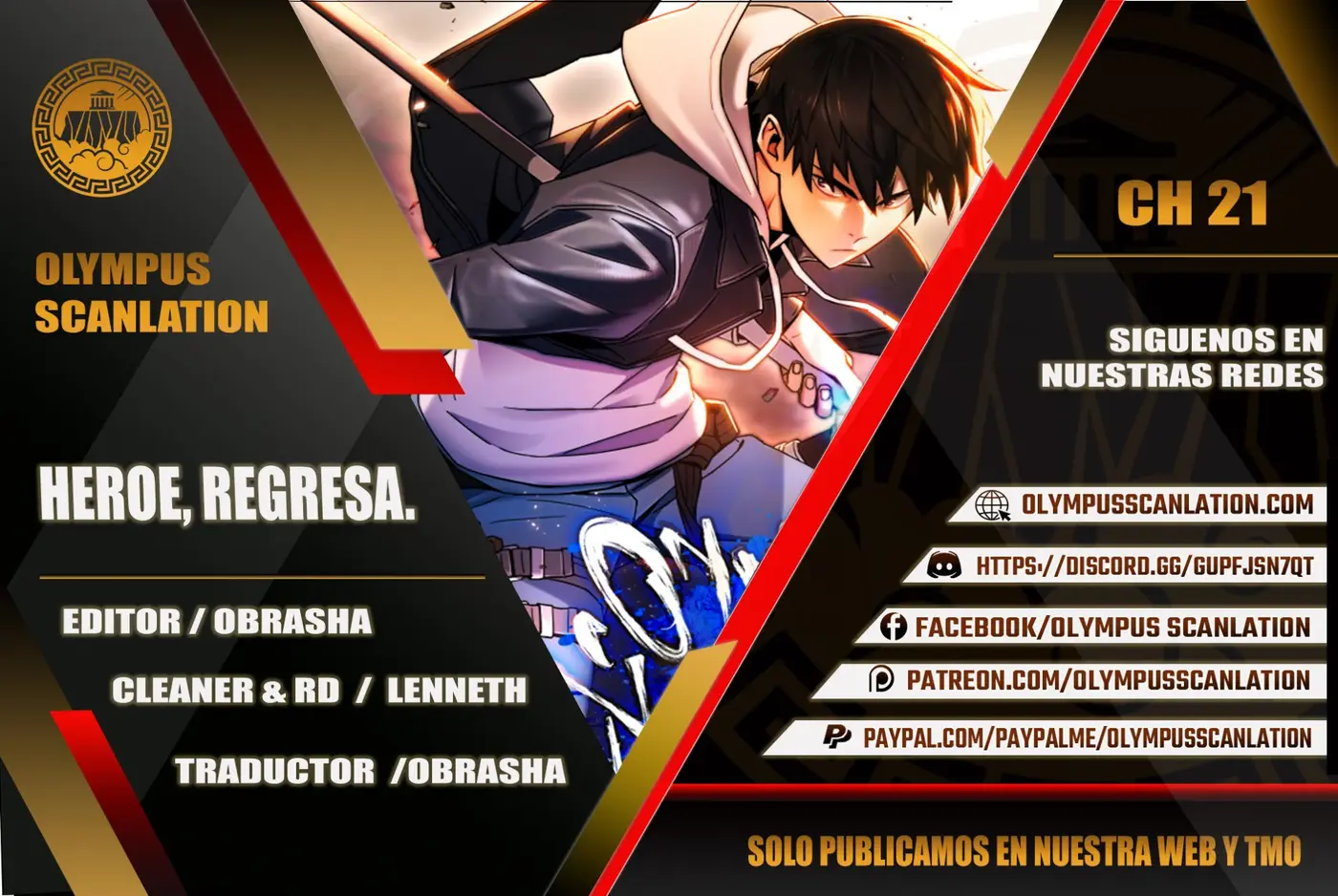Heroe, regresa capítulo 21, página 1