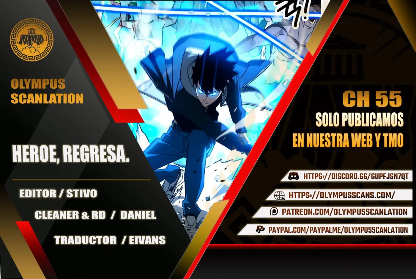 Heroe, regresa capítulo 55, página 1