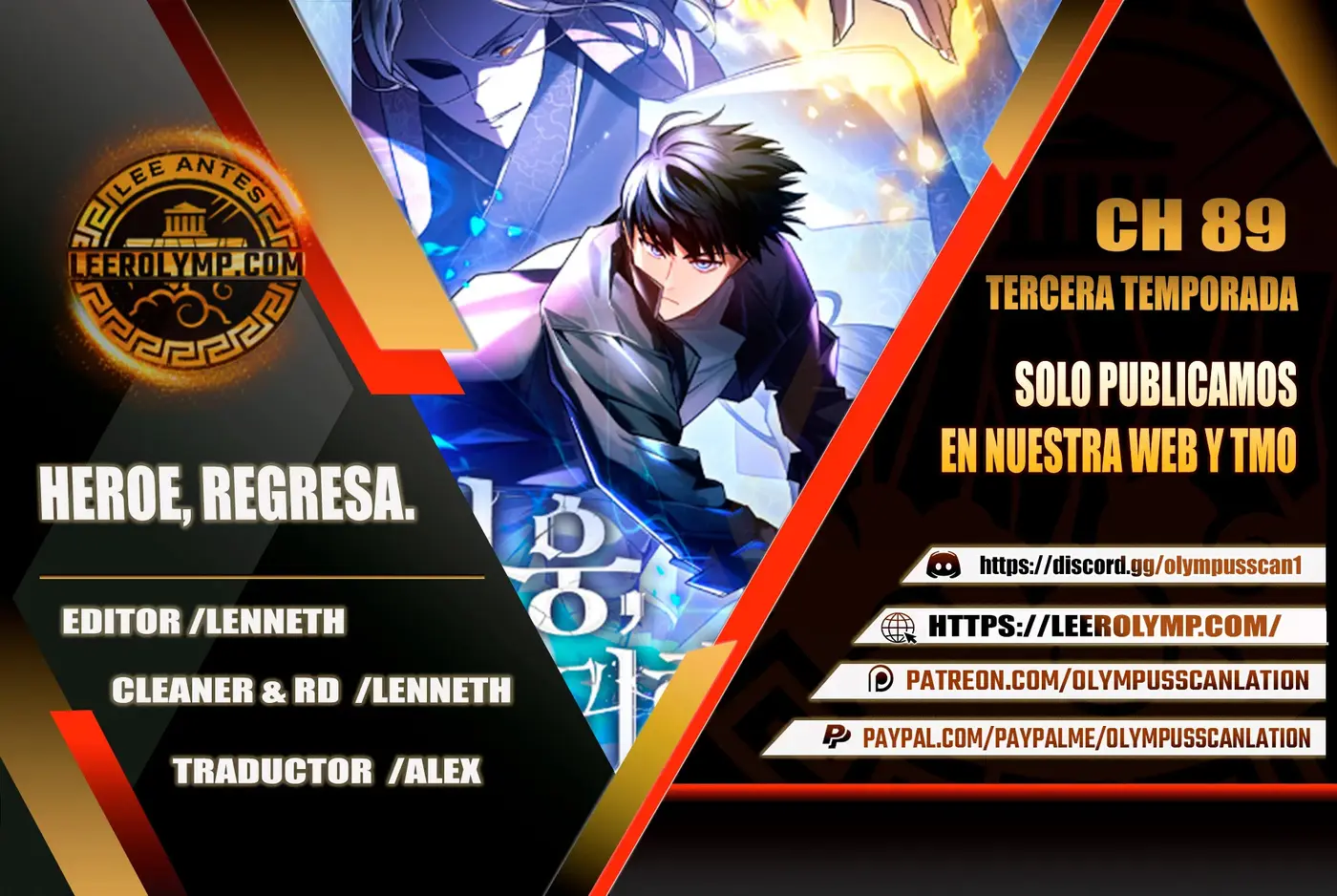 Heroe, regresa capítulo 89, página 1