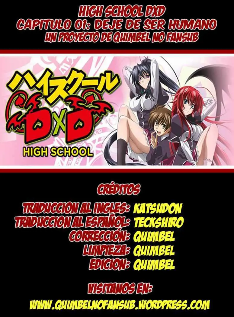 High-School DxD capítulo 1, página 5
