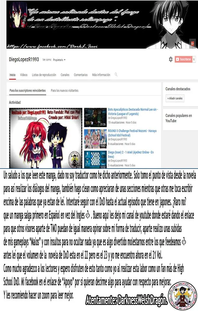 High-School DxD capítulo 36, página 19