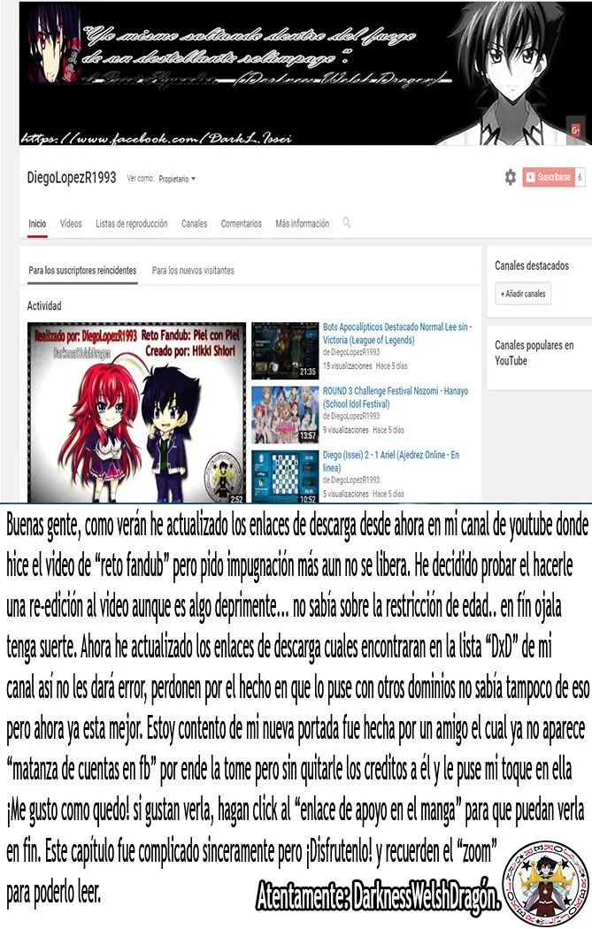 High-School DxD capítulo 39, página 1