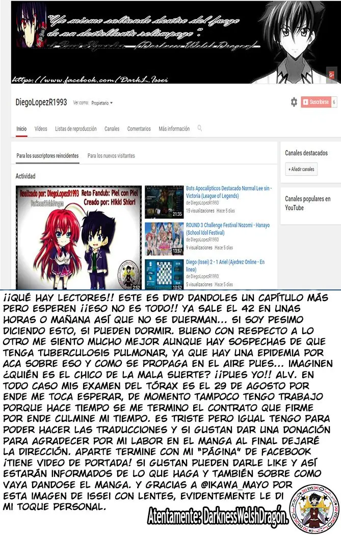 High-School DxD capítulo 41, página 1