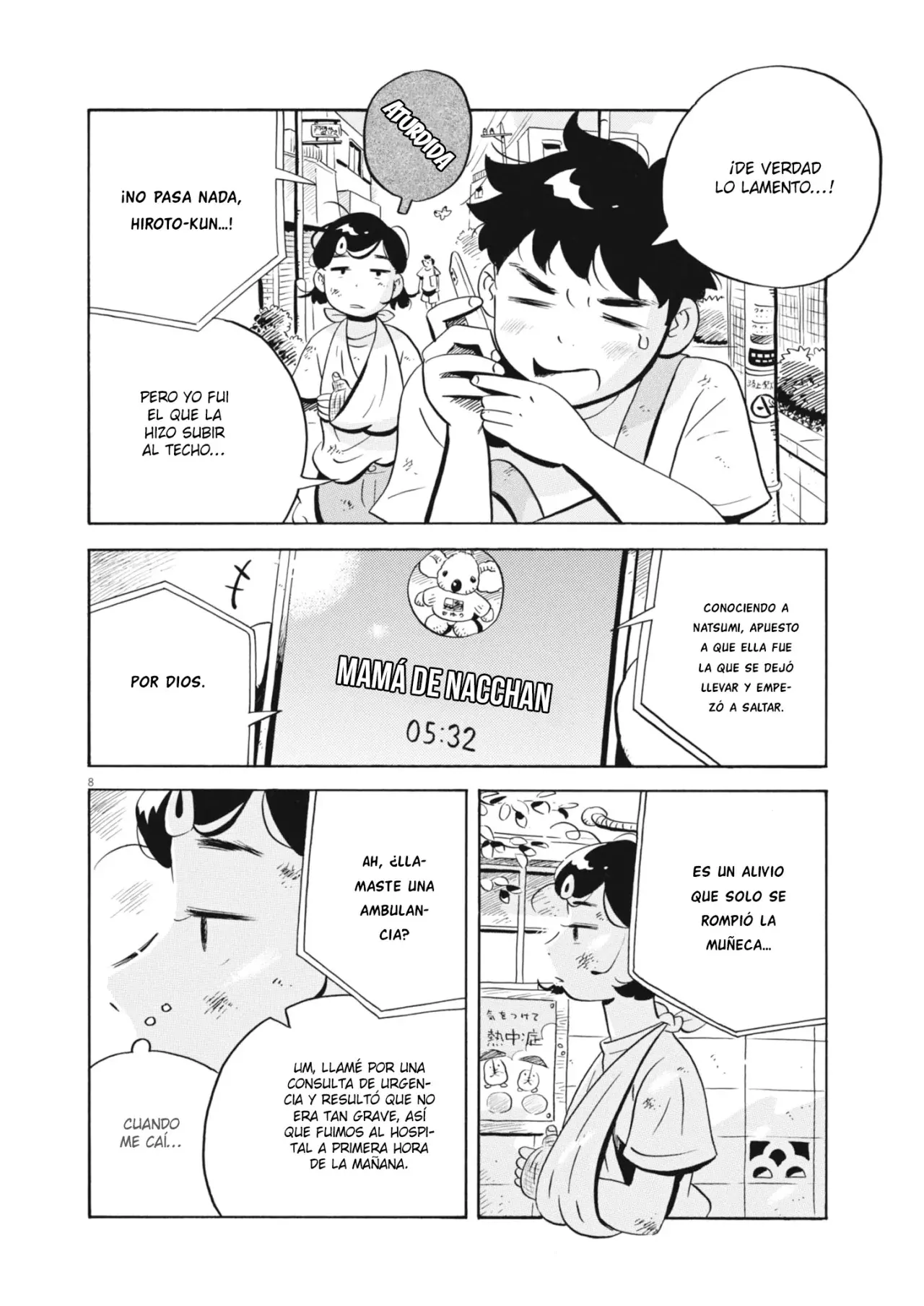 Hirayasumi capítulo 75, página 8