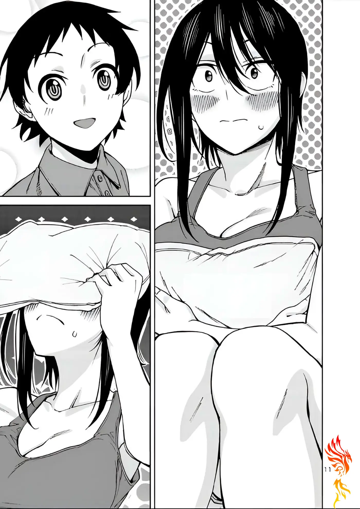 Hitomi-chan es Timida con los Extraños capítulo 113, página 15