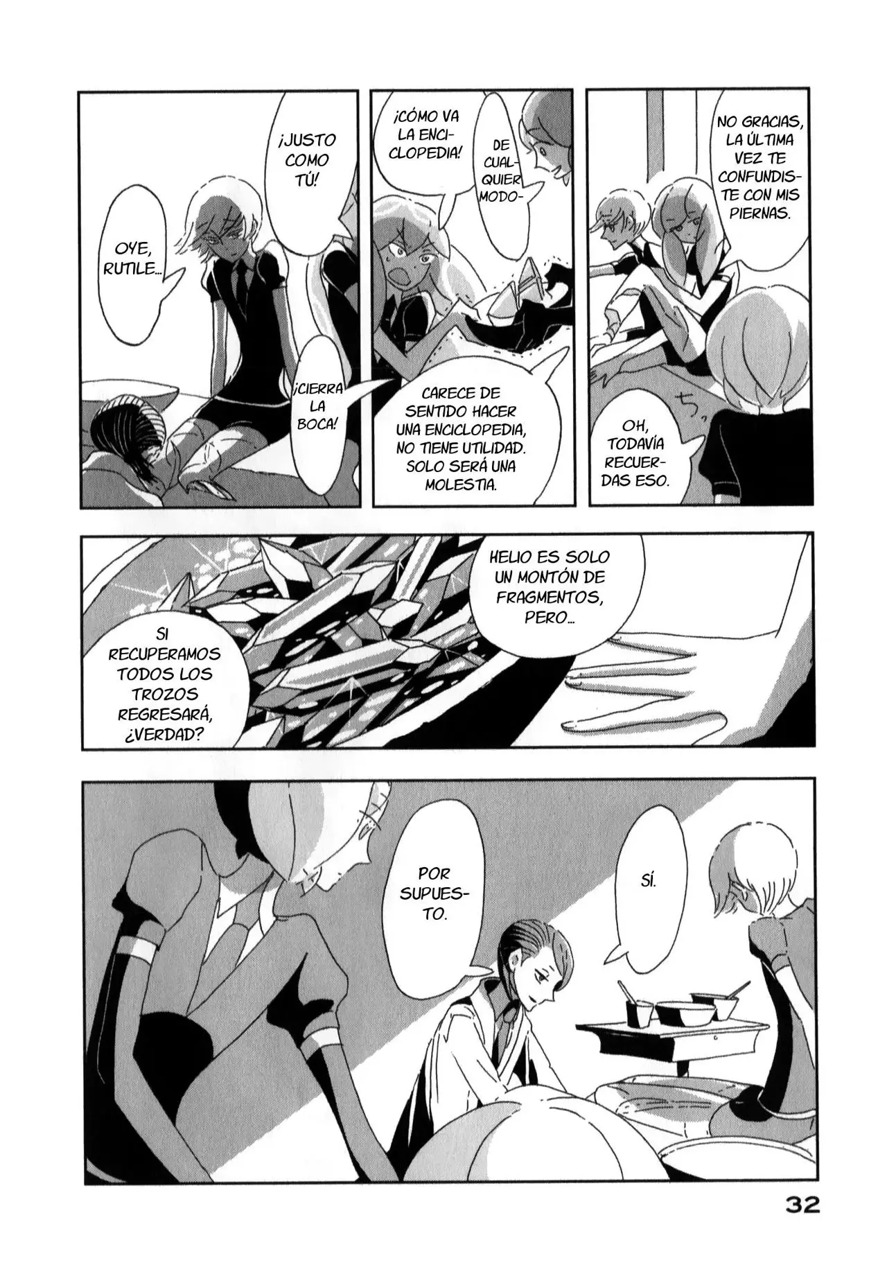 Houseki no Kuni capítulo 1, página 34