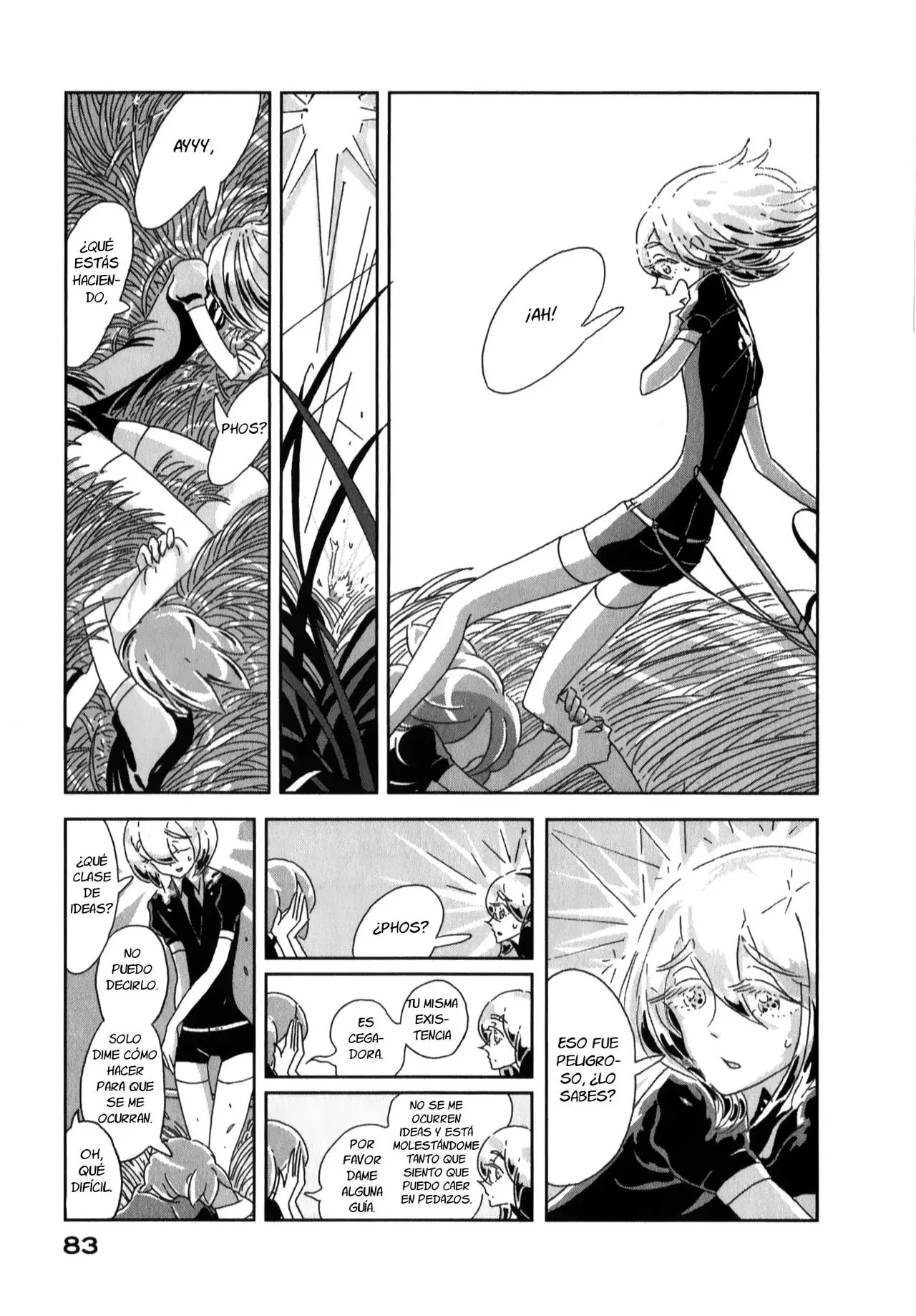 Houseki no Kuni capítulo 3, página 8