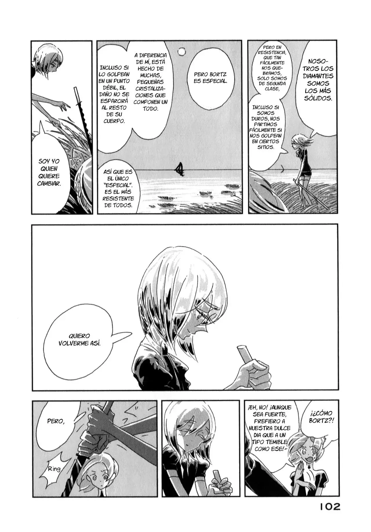 Houseki no Kuni capítulo 3, página 27