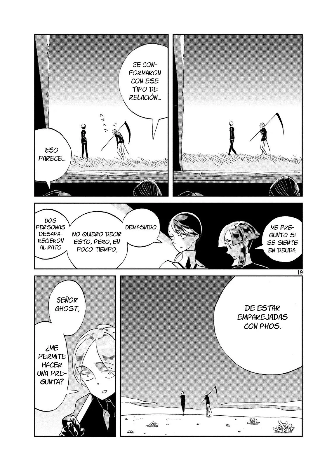 Houseki no Kuni capítulo 38, página 21