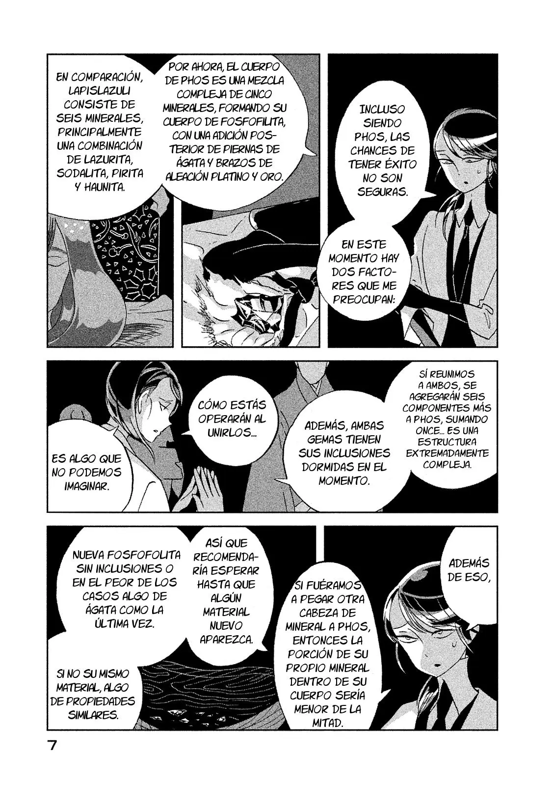 Houseki no Kuni capítulo 45, página 9