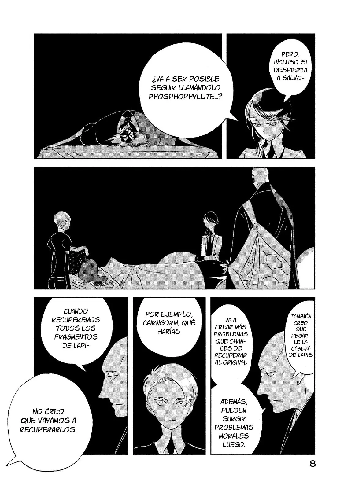 Houseki no Kuni capítulo 45, página 10