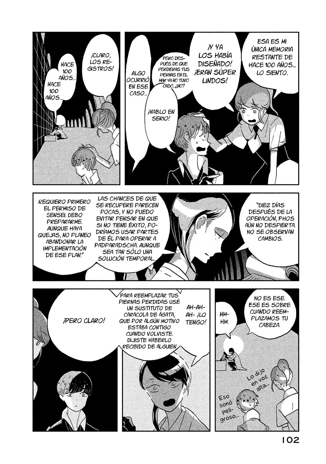 Houseki no Kuni capítulo 49, página 7